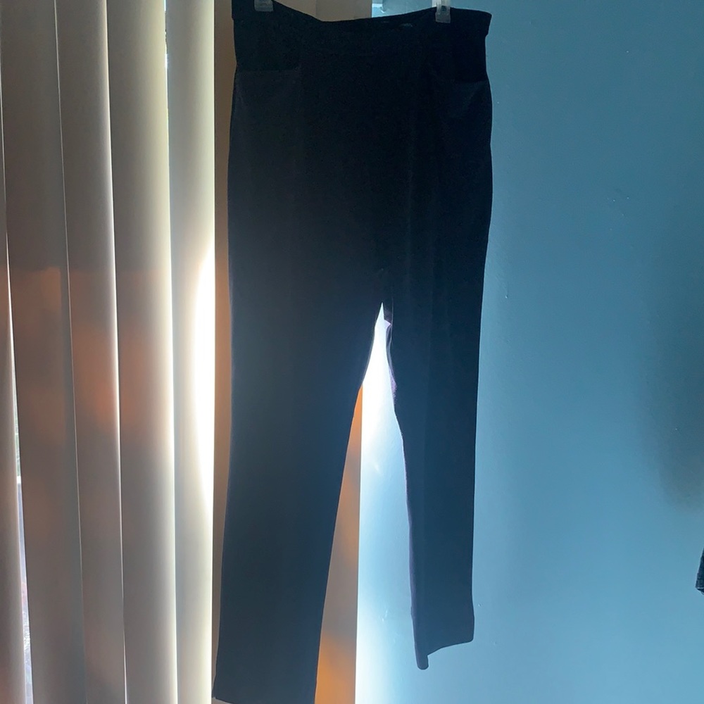 Dark blue slacks